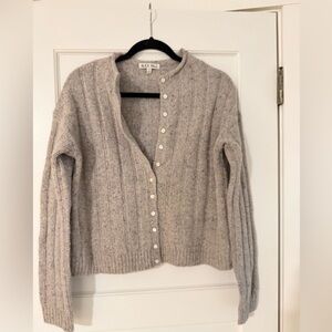 Alex Mill Women's cream cardigan Sweater